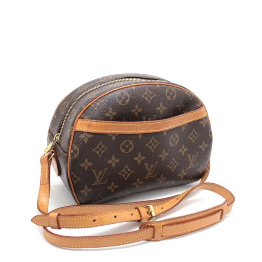 Louis Vuitton Blower Shoulder Bag Solid Monogram Brown